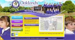 Desktop Screenshot of oaklandsprimaryschool.co.uk